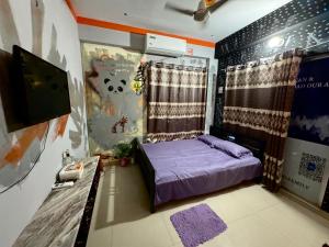 Кровать или кровати в номере Hostel by zooFamily
