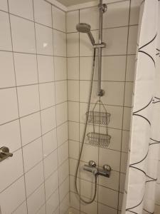 Koupelna v ubytování Brygga B&B Trondheim sentrum, privat rom i vårt hjem