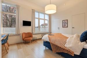 TV a/nebo společenská místnost v ubytování Borgerhouse B&B