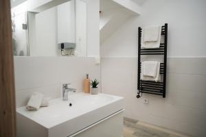 Koupelna v ubytování H30 Apartman + 37 fotografií
