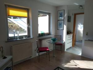 Χώρος καθιστικού στο Ferienwohnung an der Ostsee Holst