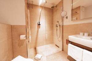 Koupelna v ubytování Fontane Hotel