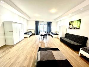 Posezení v ubytování Luxuriöse 170qm All-in-Ferienwohnung