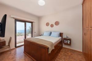 Posteľ alebo postele v izbe v ubytovaní Blue Vision Luxury House