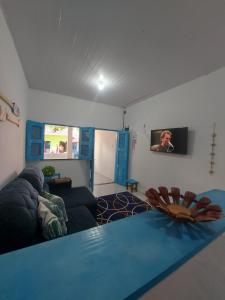 TV a/nebo společenská místnost v ubytování Casa Grécia Jericoacoara