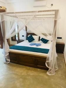 Postel nebo postele na pokoji v ubytování Orana Villa