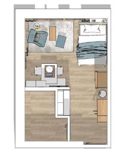 Půdorys ubytování NINO-Boardinghouse 26