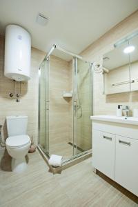 Koupelna v ubytování Apartman Kopaonik u Kraljevim Čardacima + 34 fotografií