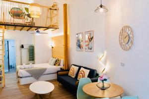Posedenie v ubytovaní B2 Verdeguer - Cozy Loft close to the beach