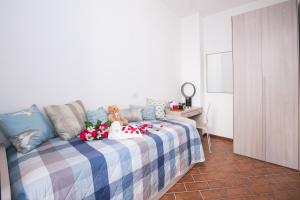 Postel nebo postele na pokoji v ubytování Villa Larius Balcone