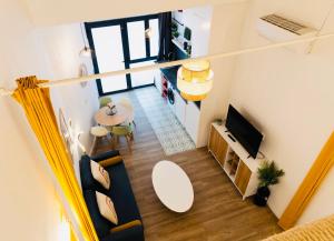 Posedenie v ubytovaní B2 Verdeguer - Cozy Loft close to the beach