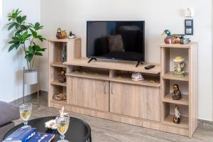 TV a/nebo společenská místnost v ubytování Villa Dandelion