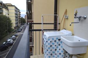 Balkón nebo terasa v ubytování La Casetta tra Chianti e Firenze