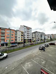Budova, kde se aparthotel nachází