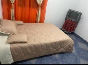 Postel nebo postele na pokoji v ubytování Apartamento Central San Felipe