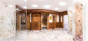 Koupelna v ubytování Hotel Goldene Rose