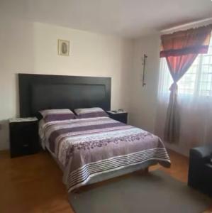 Postel nebo postele na pokoji v ubytování Casa amplia en fraccionamiento tranquilo