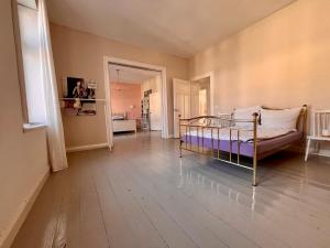 Η κουζίνα ή μικρή κουζίνα στο Beautiful apartment in a historic villa