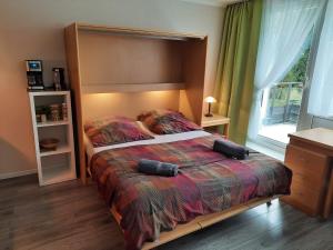 Postel nebo postele na pokoji v ubytování Family Appartment