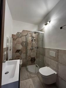 Koupelna v ubytování B&B Casa del Conte