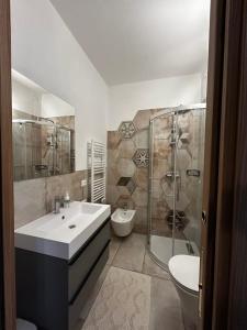 Koupelna v ubytování B&B Casa del Conte