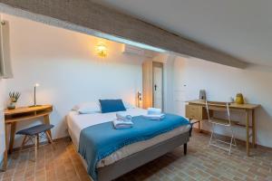 Posteľ alebo postele v izbe v ubytovaní Penthouse La Vigie