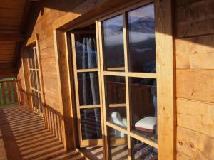 Balkón nebo terasa v ubytování Chalet Sonnberg