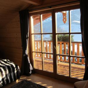 Balkón nebo terasa v ubytování Chalet Sonnberg
