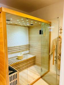 Koupelna v ubytování MY Cabane -POOL HOUSE avec Sauna privée près de Bruxelles