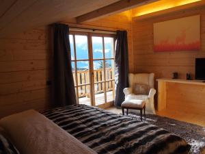 Postel nebo postele na pokoji v ubytování Chalet Sonnberg