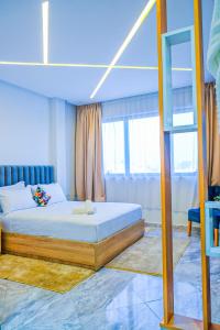 Postel nebo postele na pokoji v ubytování Blue Vista Hotel