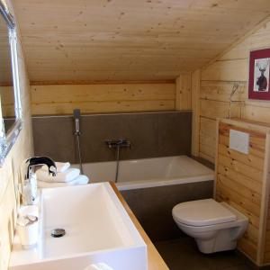 Koupelna v ubytování Chalet Sonnberg