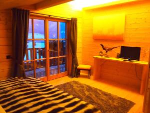 Postel nebo postele na pokoji v ubytování Chalet Sonnberg