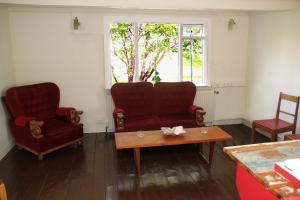 Istumisnurk majutusasutuses Hofdi Guesthouse