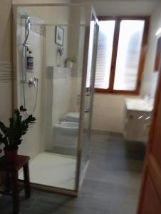 Koupelna v ubytování Casa Cardula