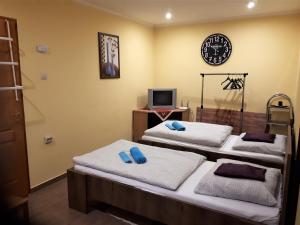 Postel nebo postele na pokoji v ubytování Green Lake Airport Apartments