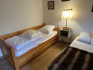 Posteľ alebo postele v izbe v ubytovaní Maison au coeur des Angles