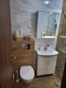 Kylpyhuone majoituspaikassa Apartman Adam Divčibare