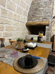 Χώρος καθιστικού στο Room Pietra Bianca