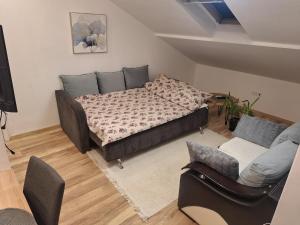 Χώρος καθιστικού στο DMD Apartman