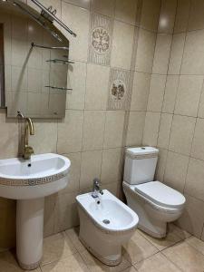 Koupelna v ubytování Lena home