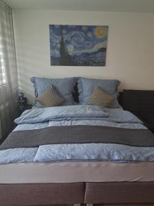 Postel nebo postele na pokoji v ubytování Sternenacht + 37 fotografií