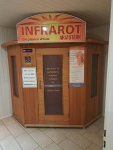Certifikát, hodnocení, plakát nebo jiný dokument vystavený v ubytování Sternenacht