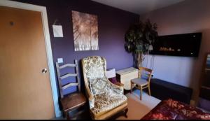 Χώρος καθιστικού στο Ashford, Kent Room Lodge
