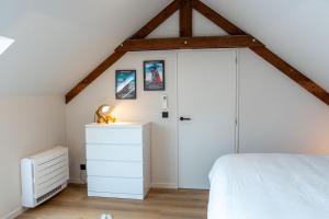 Postel nebo postele na pokoji v ubytování Ruime en Zonnige 5 sterren Vakantiewoning SVN7tien