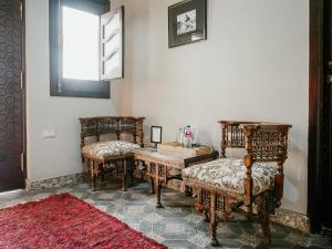 Posezení v ubytování Gamaleya Boutique Hotel