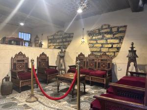 Posezení v ubytování Gamaleya Boutique Hotel