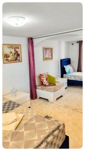 Posezení v ubytování Cosy Duplex" Sidi Bou Said "