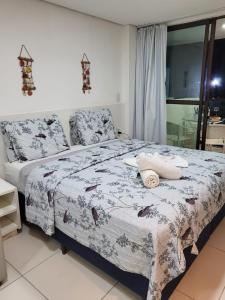 Ένα ή περισσότερα κρεβάτια σε δωμάτιο στο Laguna Beach Flat -205 +8 φωτογραφίες