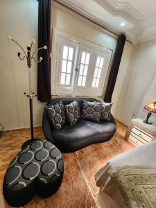 Istumisnurk majutusasutuses Apartment in front of Mansoura University 5 stars